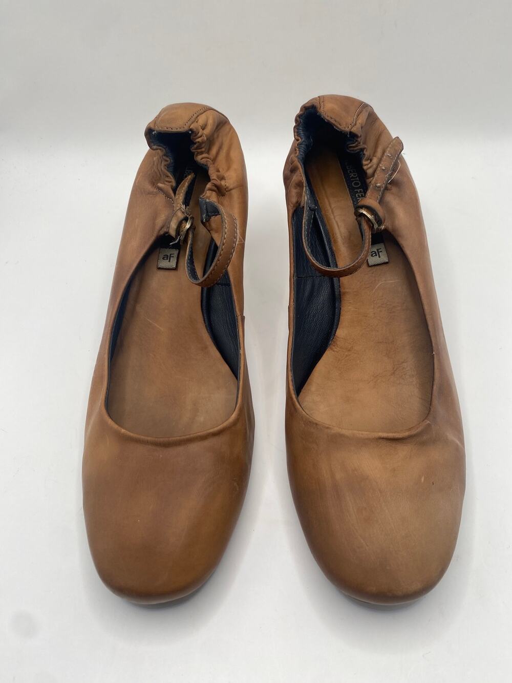Alberto Fermani 50th Anniversary Pumps Brown Leather Italy EU 36.5 US 6.5